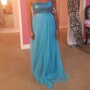 Christina Wu Marine Blue Bridesmaid/Prom Dress